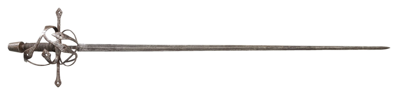 COMPOSITE SWEPT HILT BROAD SWORD SWORD. (1 of 3)