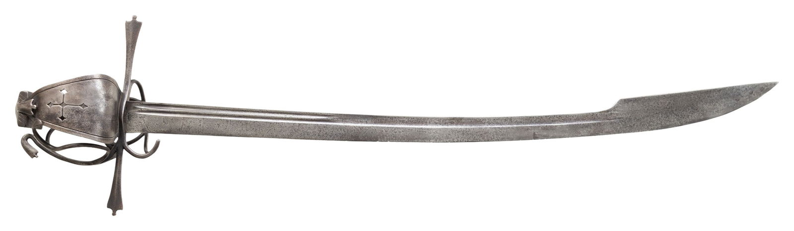 RARE EUROPEAN17th CENTURY SINCLAIR SABER. (1 of 2)