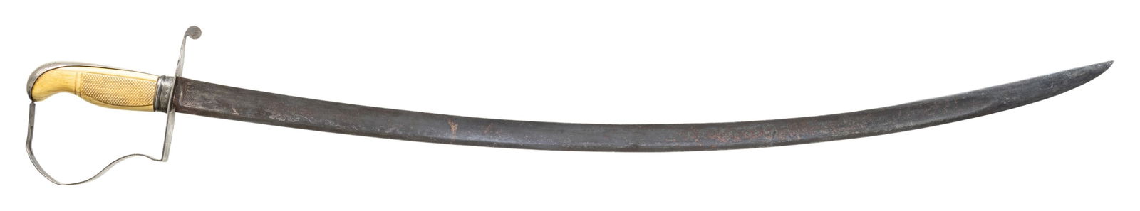 AMERICAN SILVER HILTED MOUNTED OFFICER'S SWORD. (1 of 2)