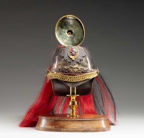 BRITISH 3rd DRAGOON GUARDS OFFICER'S DRESS HELMET