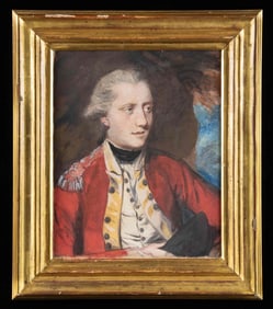 REVOLUTIONARY WAR ERA PORTRAIT OF A BRITISH