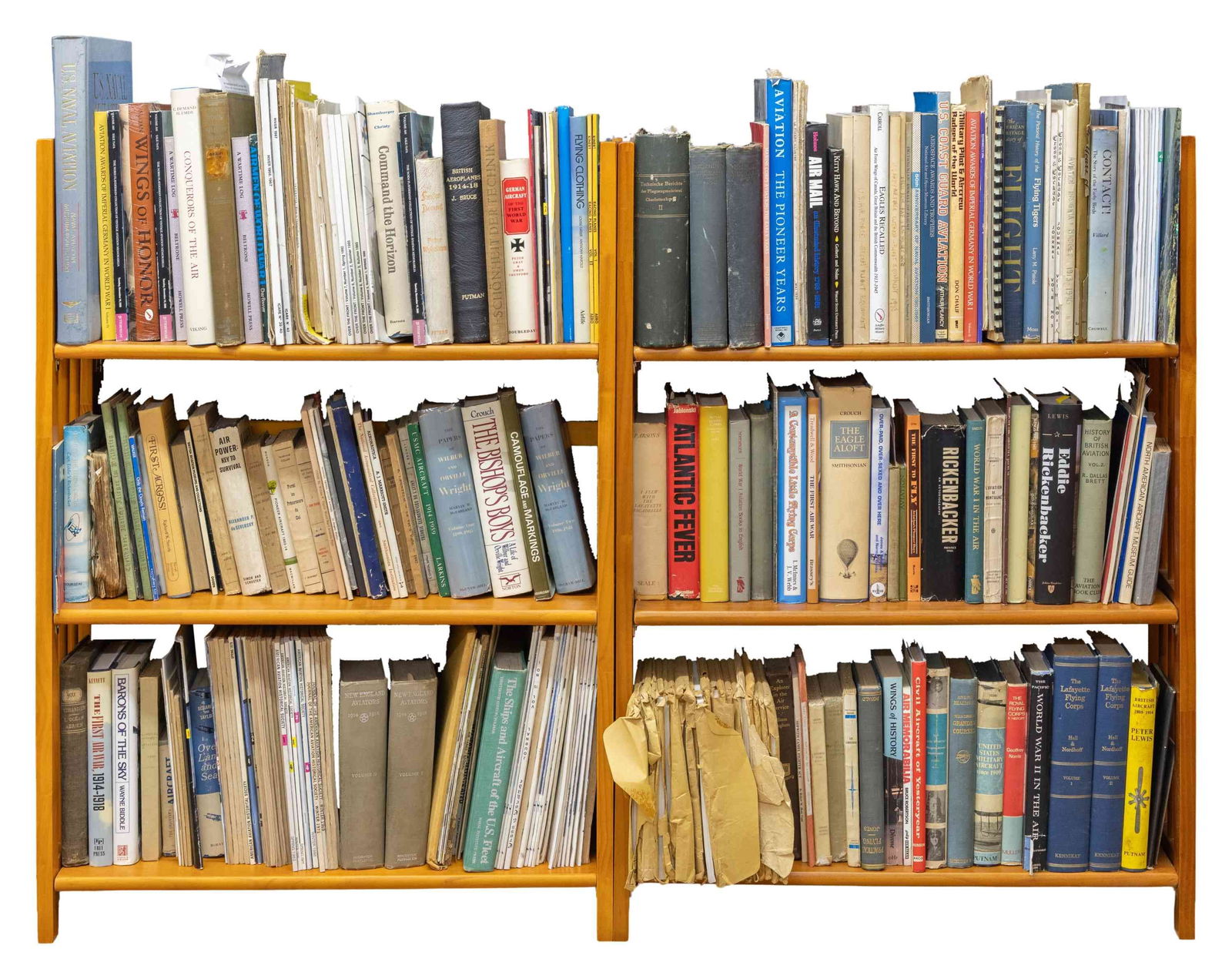 LARGE GROUP OF AVIATION BOOKS. (1 of 1)