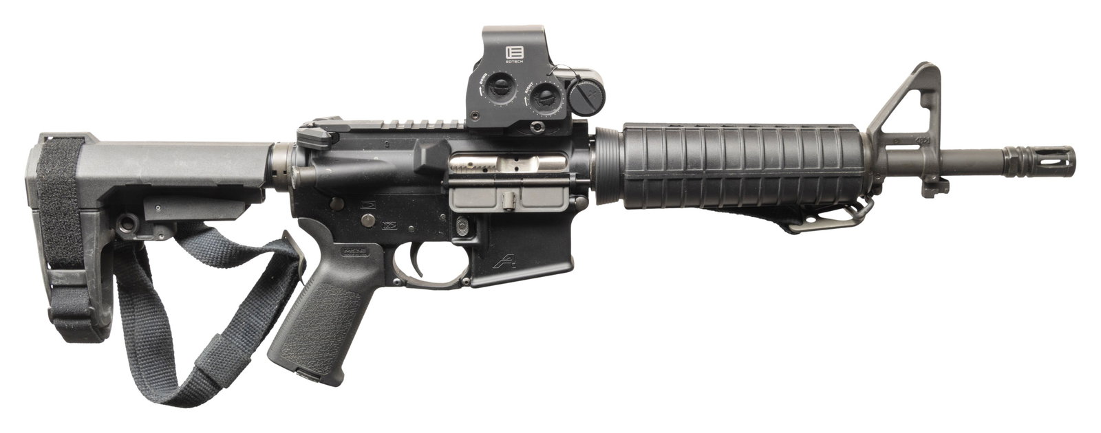 AERO PRECISION PISTOL WITH EOTECH SIGHT. (1 of 4)