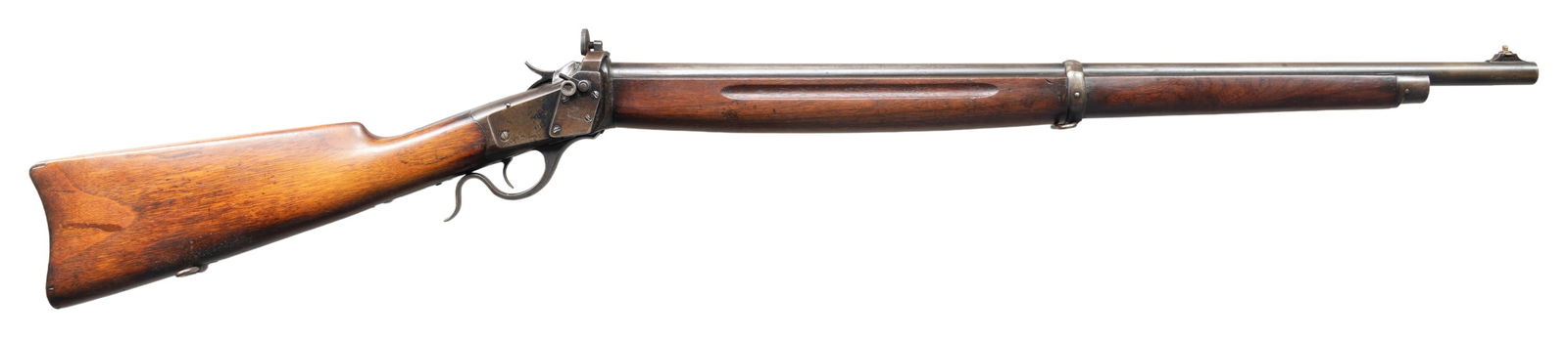 US MARKED WINCHESTER 1885 LOW WALL WINDER MUSKET. (1 of 4)