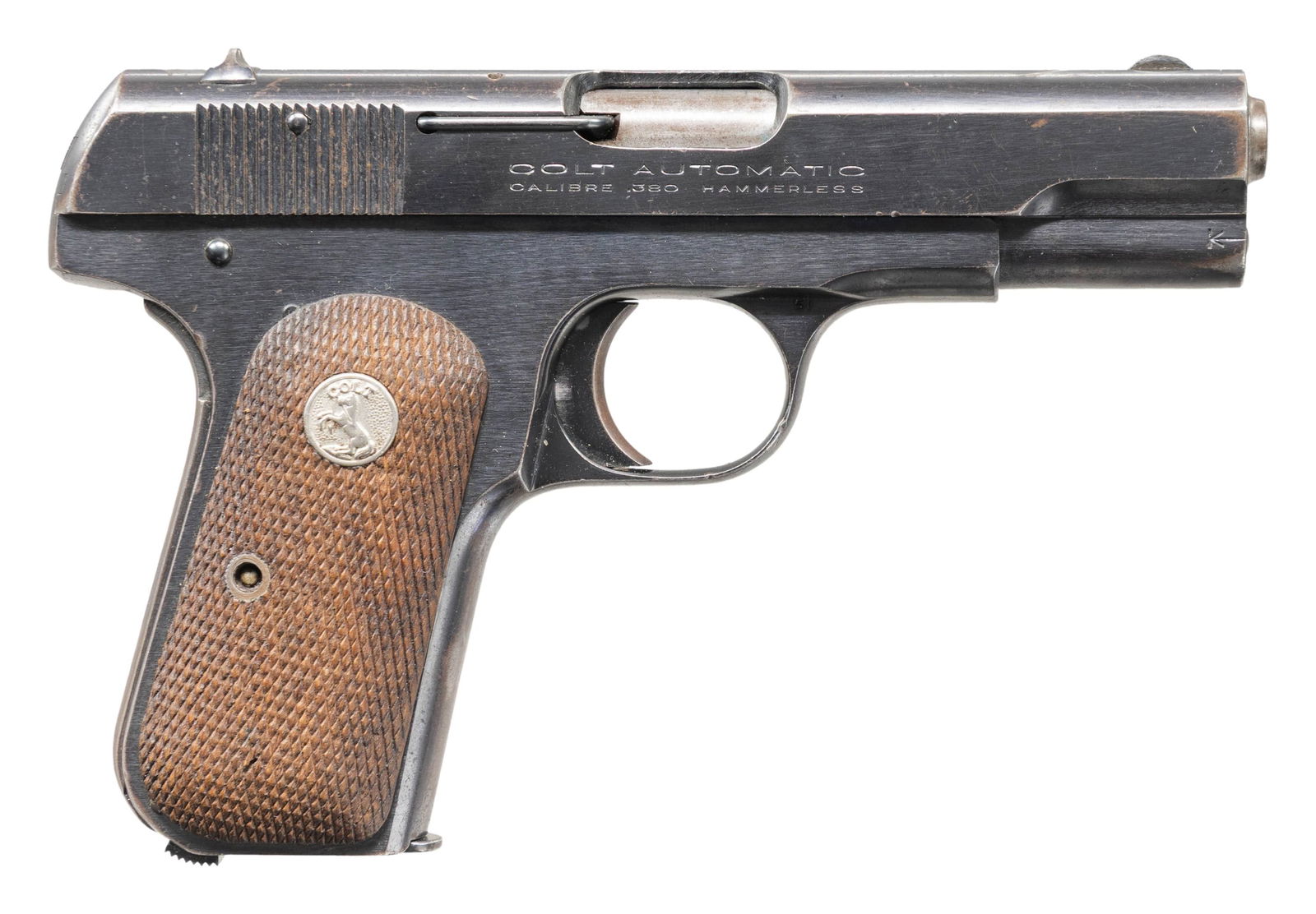 COLT MODEL 1908 HAMMERLESS SEMI-AUTOMATIC PISTOL. - 2