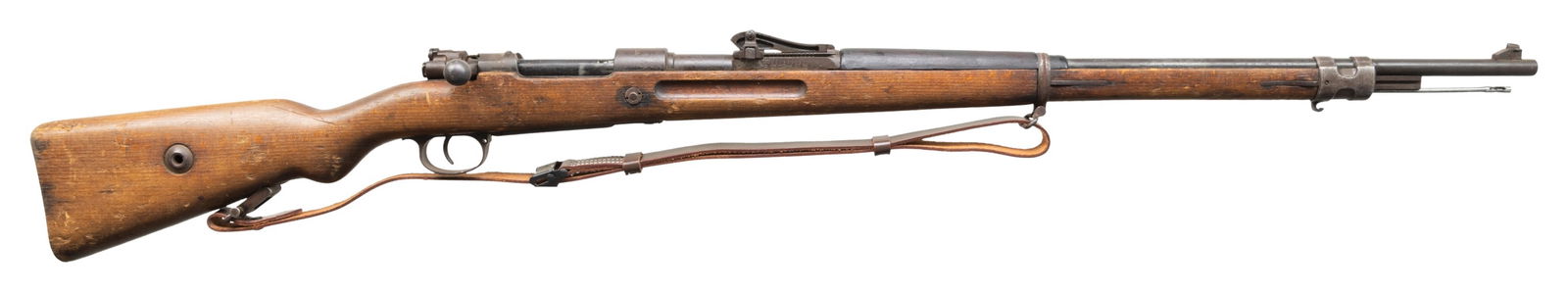 POLISH REWORK VCS GEW 98 BOLT ACTION RIFLE.: Cal. 8mm Mauser. S# 2493g. Bbl. 29" marked with circled "Z" & Polish eagle. Gew 98 style sights with roller coaster rear. Matching numbers on receiver, bbl., bolt parts, rear sight, floorplate & trigg