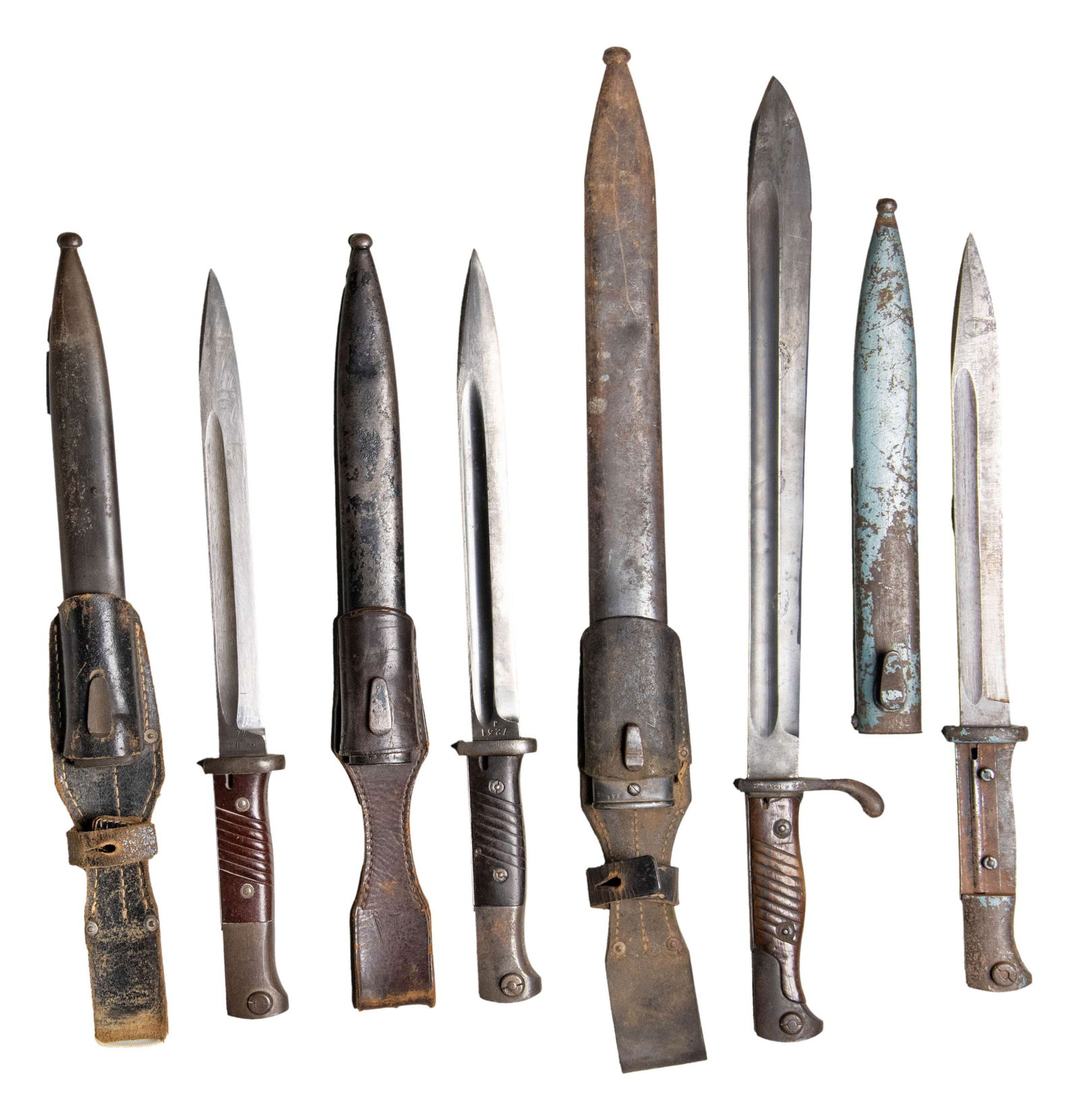 LOT OF 4 GERMAN BAYONETS. (1 of 2)