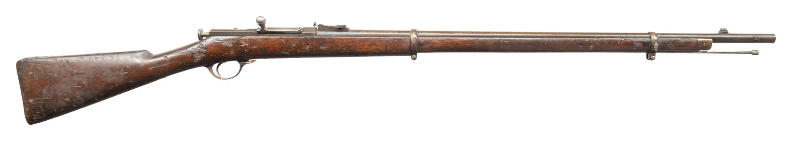 AUSTRIAN MARKED TULA BERDAN II SINGLE SHOT RIFLE. (1 of 3)