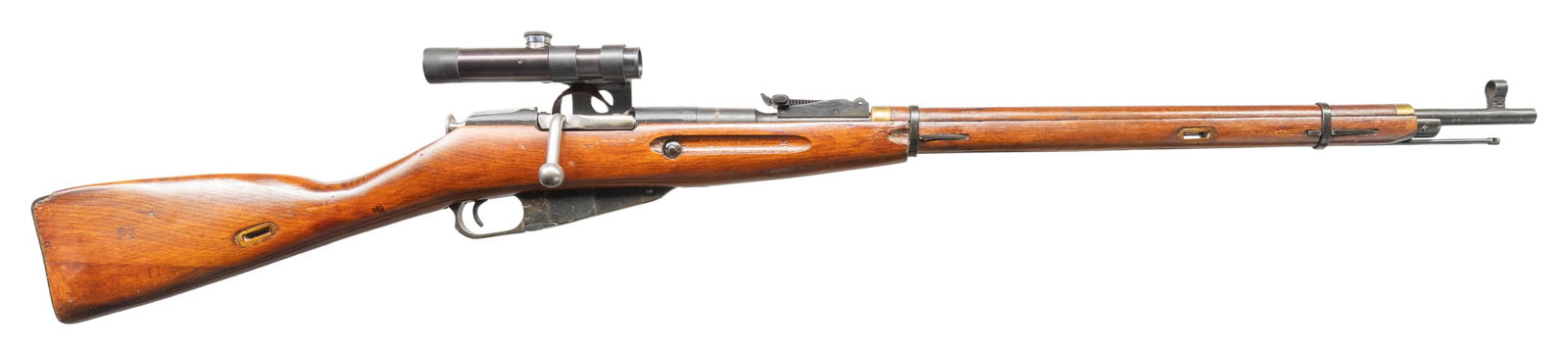 SOVIET MOSIN NAGANT PU BOLT ACTION SNIPER RIFLE.: Cal. 7.62x54R. S# 078884. Bbl. 29". Standard 91/30 sights. Rifle is configured as a PU sniper rifle assembled stateside with repro 3.5x power PU scope & mount that is been numbered to match bbl. shank