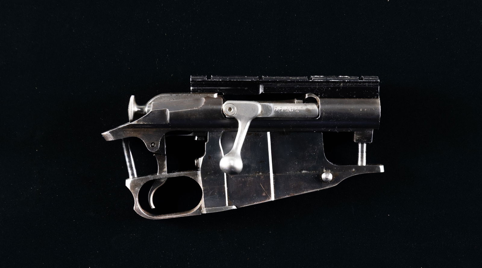 MODIFIED RUSSIAN 91/30 MOSIN RECEIVER.: NSN. 91/30 Mosin Nagant round receiver with mag assembly, trigger, action screws, bolt & aftermarket weaver style scope base. Bolt is numbered differently than floorplate & has been turned down with a