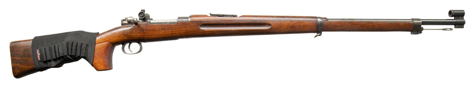 SWEDISH M96 FSR BOLT ACTION RIFLE.: Cal. 6.5x55. S# 475850. Bbl. 29" with Century import marking. Diopter sights with additional M96 ladder rear sight. Cleaning rod & ladder rear sight are mismatched but all other visible numbers are ma