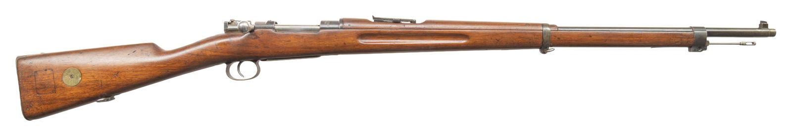 SWEDISH M96 MAUSER BOLT ACTION RIFLE.: Cal. 6.5x55. S# 283109. bbl. 29" with Century import marking. Standard Swedish M96 sights with stuck rear sight elevator. Cleaning rod is mismatched but all over visible numbers are matching to the re