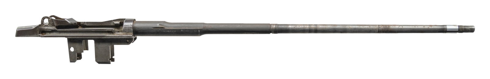 U.S. KOREAN WAR VINTAGE HARRINGTON AND RICHARDSON: M1 GARAND BARRELED RECEIVER. Cal. 30-06. S# 4700420. Bbl. 24". Markings on the right side include "SA2-67" & over-stamped w/ import mark. Throat gauges: 2.0. Muzzle gauges: 1.0. No parts included exce