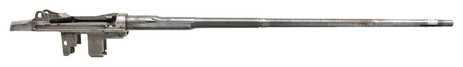 US KOREAN WAR ERA HARRINGTON & RICHARDSON M-1: GARAND SEMI-AUTO BARRELED RECEIVER. Cal.30-06. S# 4673636. Bbl. 24". Barrel marked on the right side "S-A-4-52" and Import Marked. Throat gauges 4.0. Muzzle gauges 5.0. Receiver markings include "H.&R