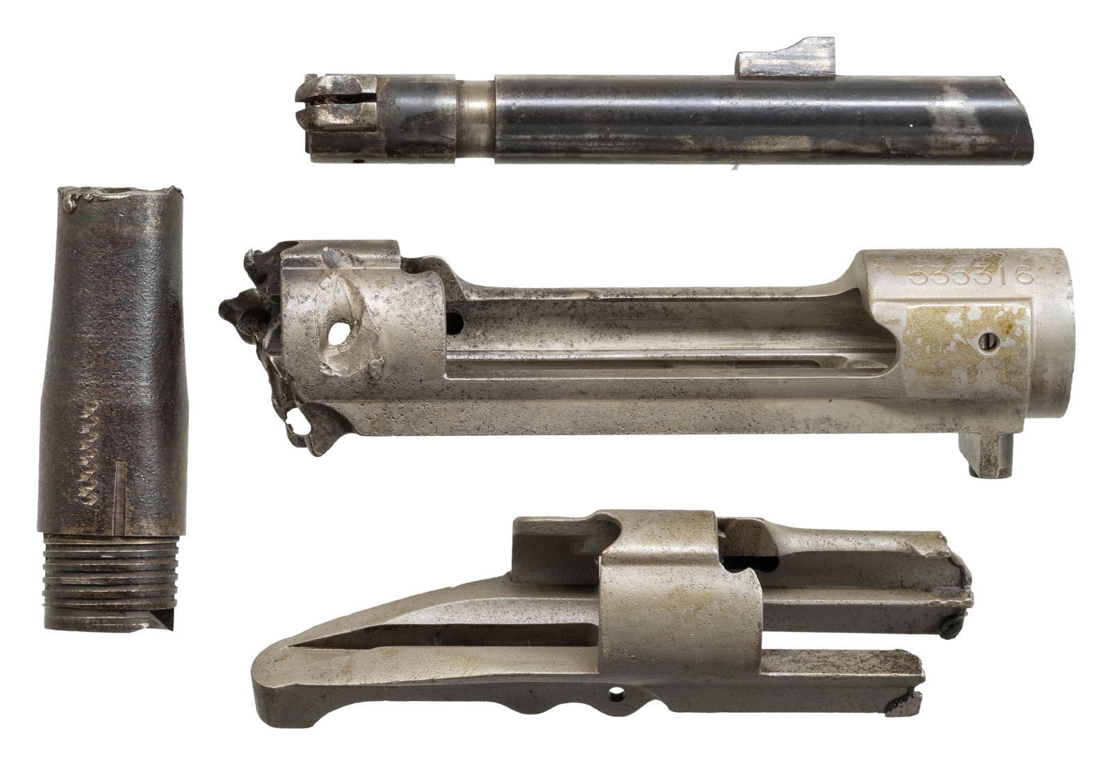 U.S. SPRINGFILED MODEL 1903 DE-MILLED RECEIVER AND (1 of 3)