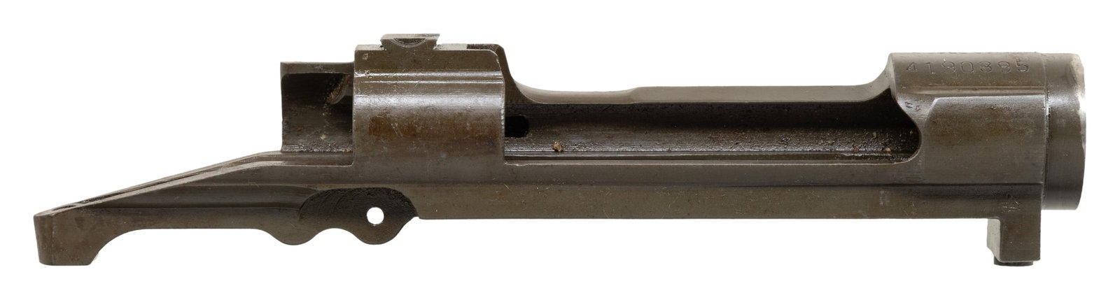 U.S. WWII REMINGTON MODEL 1903-A3 RECEIVER.: S# 4190395. Receiver was re-purposed from drill rifle. Receiver ring has had weld removed from top forward edge and from the rear edge of the cutoff recess. Receiver is marked "U.S. / REMINGTON / MODE