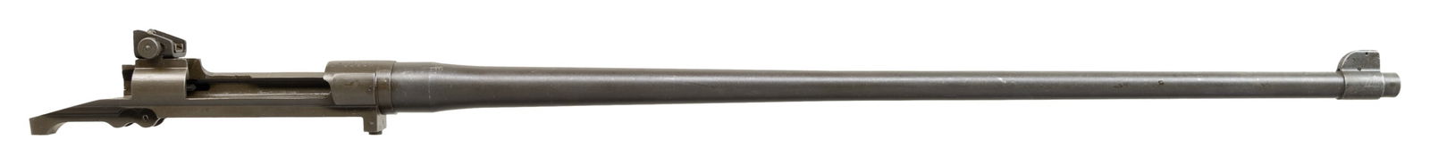 U.S. SMITH CORONA MODEL 1903-A3 BARRELED RECEIVER.: Cal. 30-06. S# C3708231. Bbl. 24". Barrel marked behind front sight "SC / flaming bomb / 6 43". Receiver is equipped with adjustable aperture rear sight adjusted to 800 yards. Front sight base