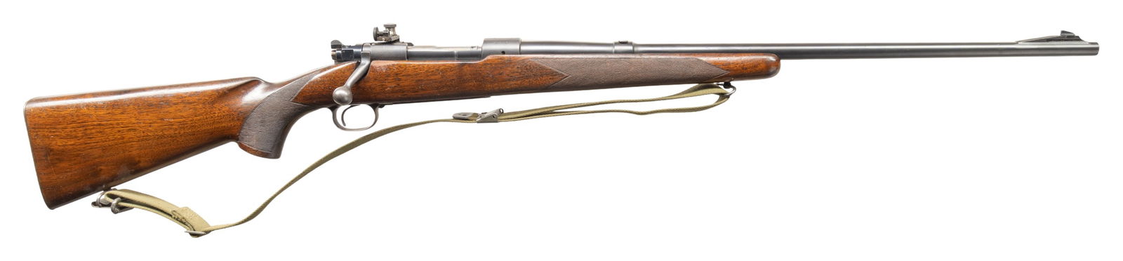 PRE-WAR WINCHESTER MODEL 70 BOLT ACTION RIFLE. (1 of 3)