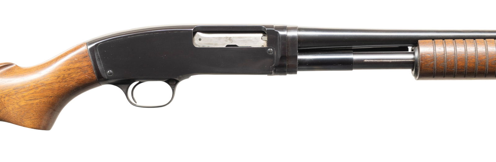 WINCHESTER MODEL 42 FIELD GRADE PUMP SHOTGUN. (1 of 4)