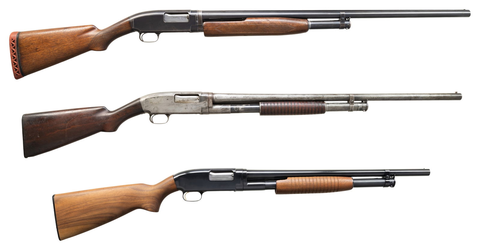 LOT OF 3 WINCHESTER MODEL 1912 / 12 PUMP ACTION (1 of 13)