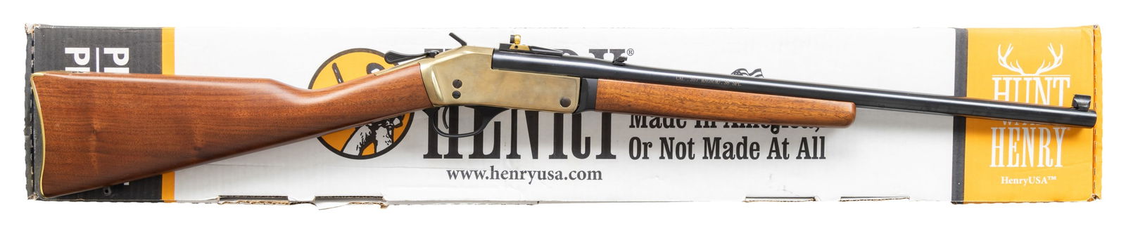 HENRY SINGLE SHOT RIFLE. (1 of 4)