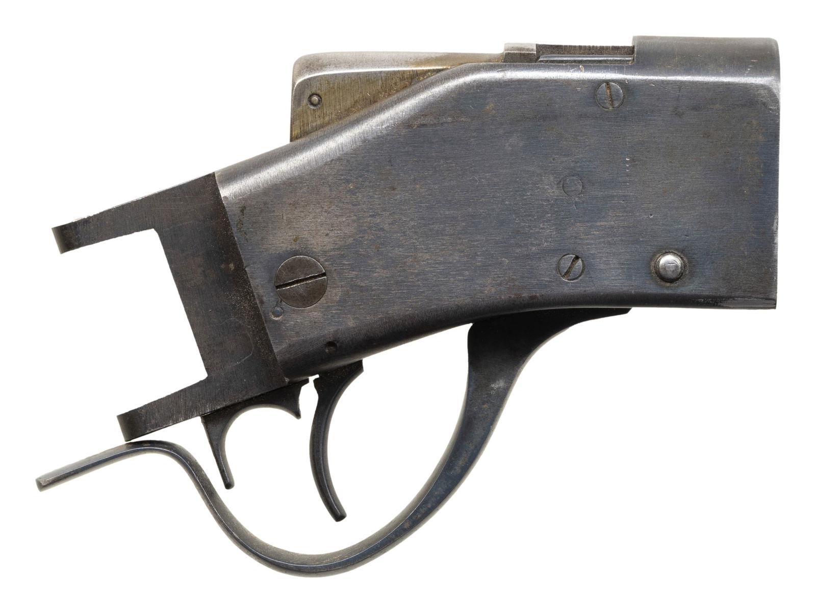 SHARPS-BORDCHARDT 1878 ACTION ONLY.: S# 20532. Mfg. 1877-1881. CONDITION: fair blue with peppery oxidation. (01-28672/MD). ANTIQUE. $50-75.