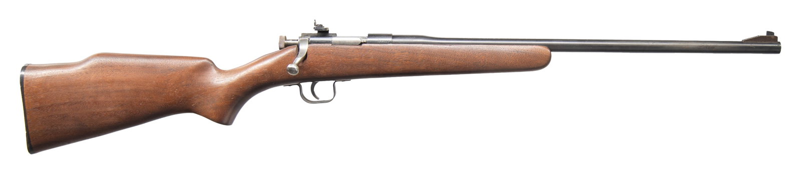 CHIPMUNK MFG. INC. CHIPMUNK SINGLE SHOT RIFLE.: Cal. 22 S, L, LR. S# 37387. Bbl. 16 1/8". Chipmunk Rifle single shot bolt action rifle mfg. by Chipmunk Manufacturing Inc. Top of the bbl. is marked "CHIPMUNK RIFLE 22 S.L. OR L.R." above Chipmunk's p