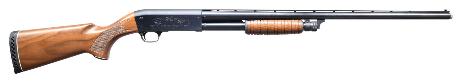 ITHACA MODEL 37 FEATHERLIGHT PUMP SHOTGUN. - 2