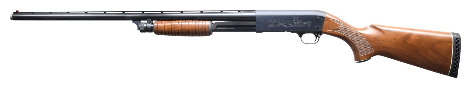 ITHACA MODEL 37 FEATHERLIGHT PUMP SHOTGUN. - 3