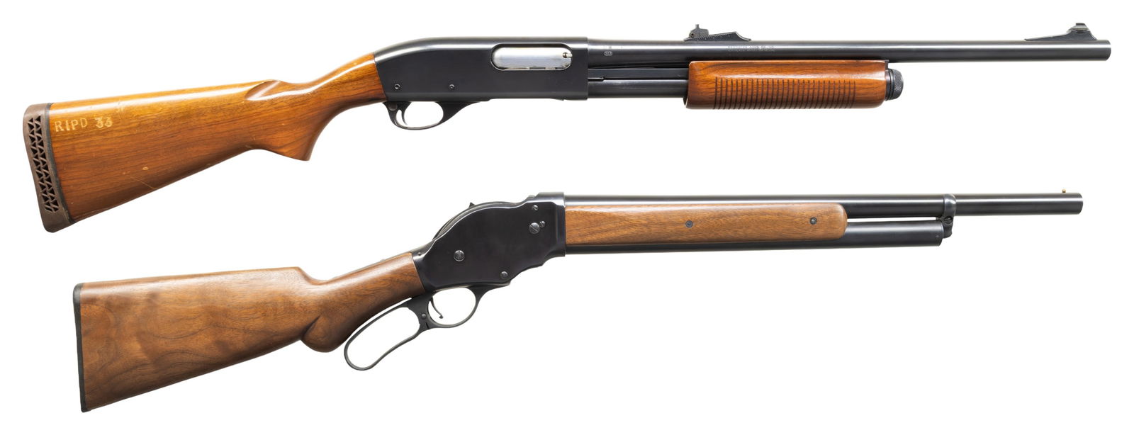 LOT OF TWO REPEATING SHOTGUNS. (1 of 9)