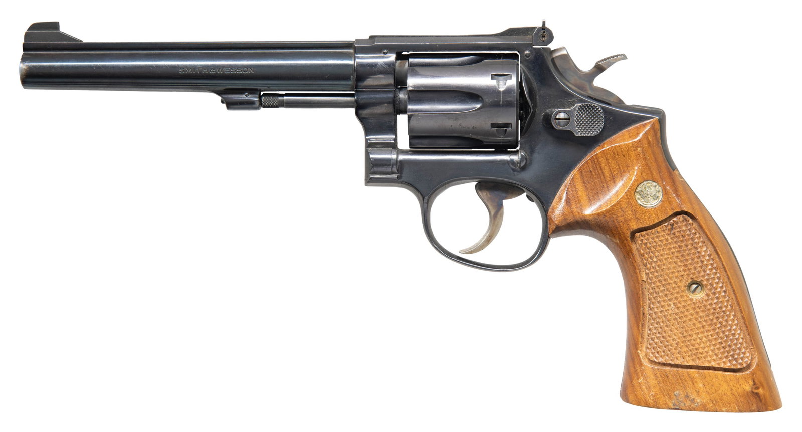 SMITH & WESSON MODEL 17-3 DA REVOLVER. (1 of 2)