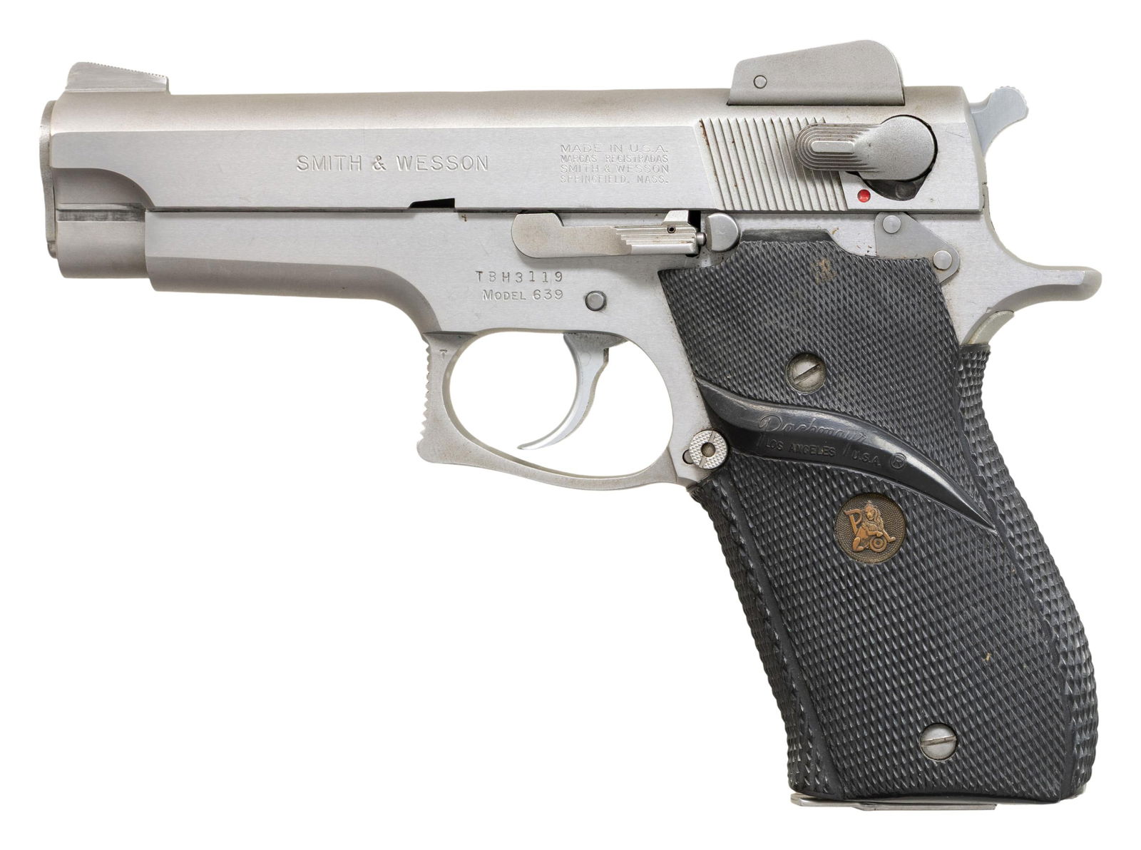 SMITH & WESSON MODEL 639 SEMI AUTO PISTOL. (1 of 2)