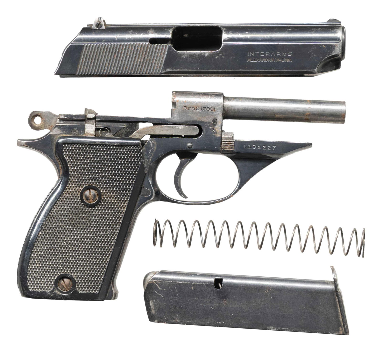 ASTRA CONSTABLE SEMI-AUTOMATIC PISTOL WITH CASE. - 2