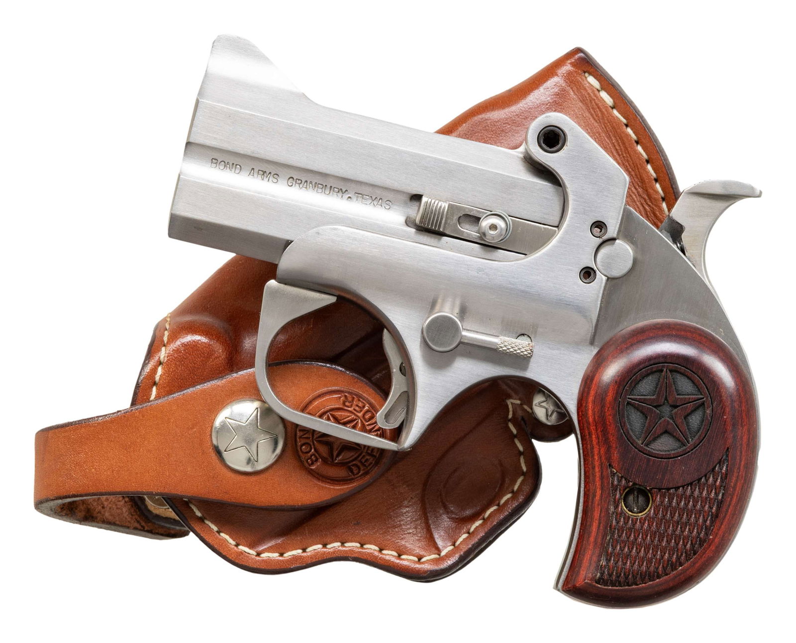 BOND ARMS TEXAS DEFENDER DERRINGER O/U PISTOL. (1 of 2)