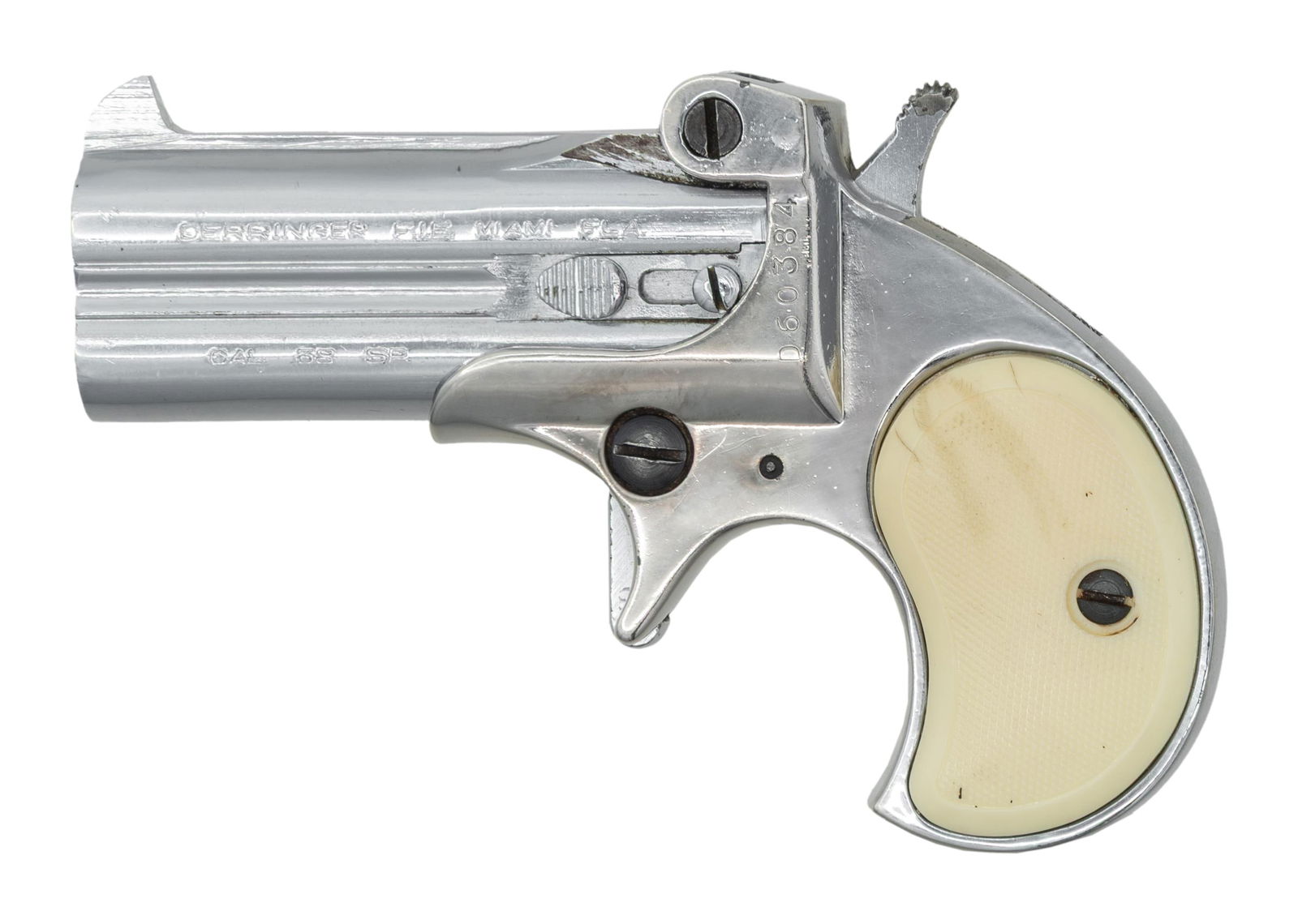 FIE DERRINGER O/U PISTOL. (1 of 2)