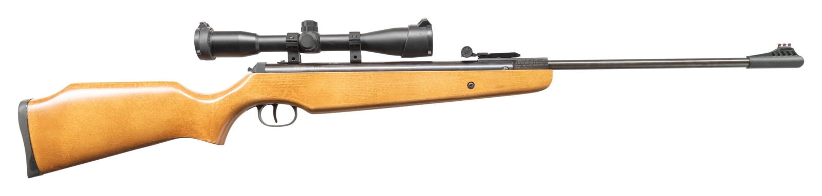 RUGER AIR HAWK SINGLE SHOT SCOPED PELLET RIFLE. (1 of 2)