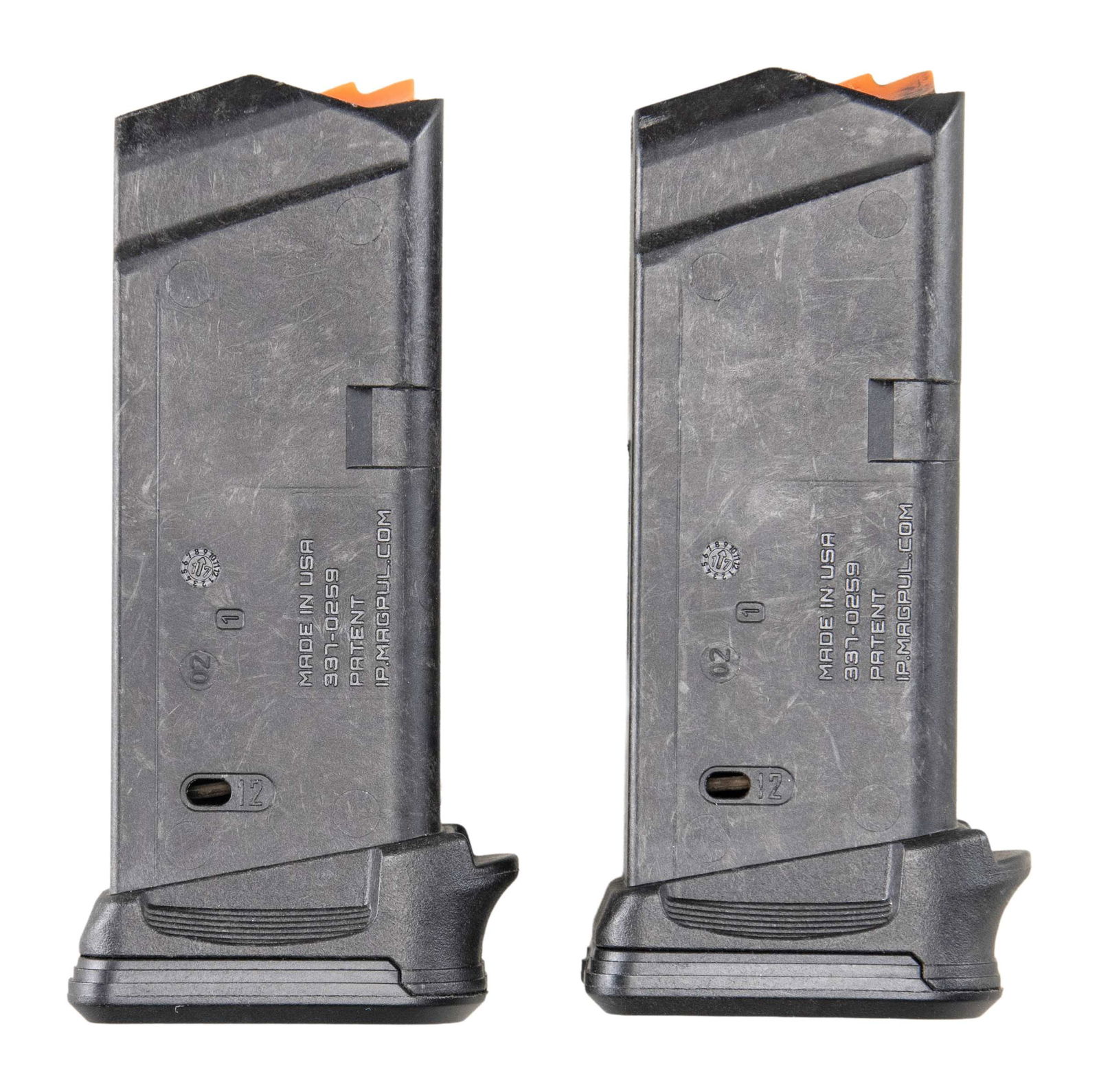 TWO MAGPUL GLOCK MAGS. - 2