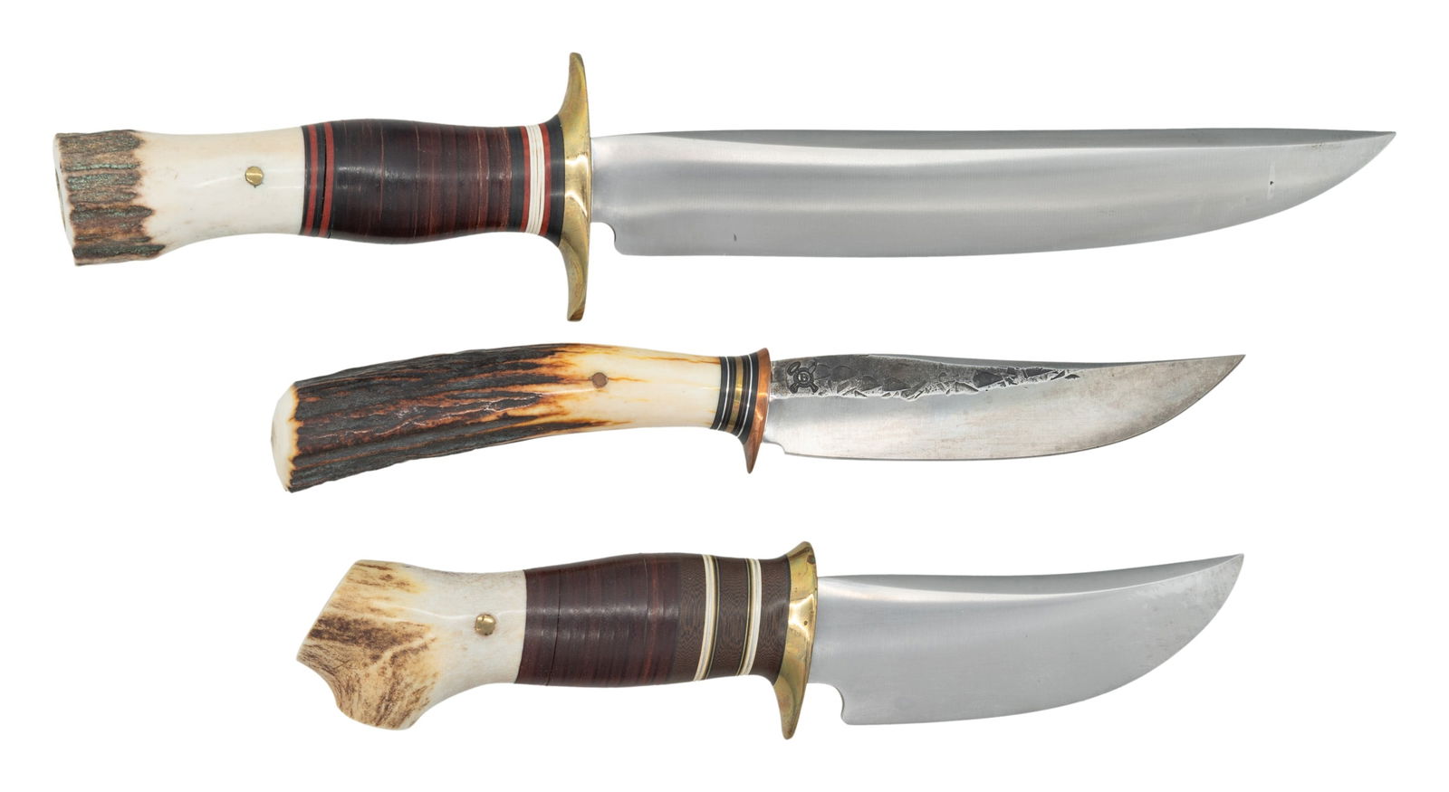 3 J. BEHRING HANDMADE KNIVES. (1 of 2)