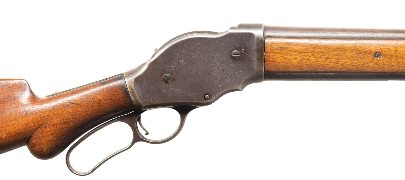 WINCHESTER MODEL 1887 LEVER ACTION SHOTGUN. (1 of 4)
