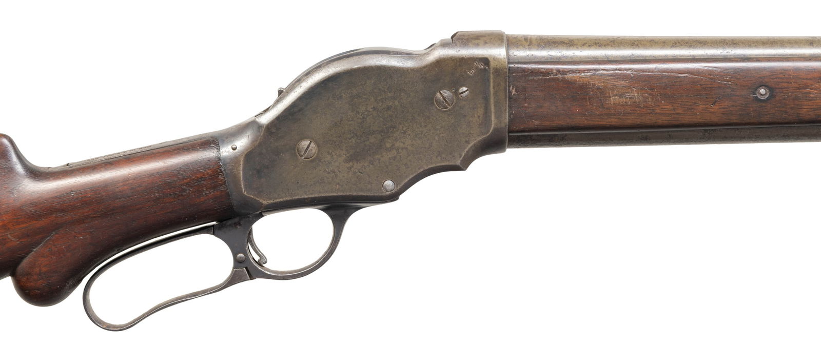 WINCHESTER MODEL 1901 LEVER ACTION SHOTGUN. (1 of 4)