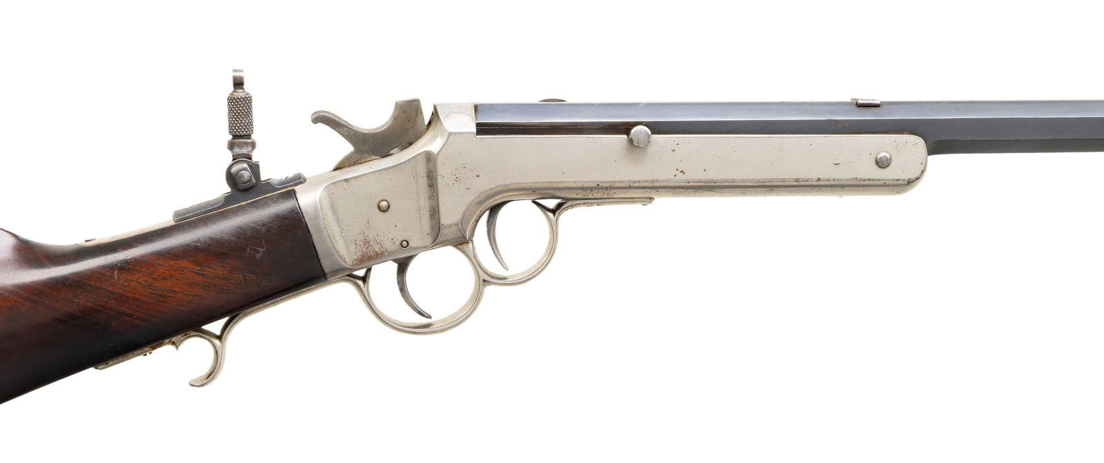 FRANK WESSON TWO TRIGGER SPORTING RIFLE. - 3