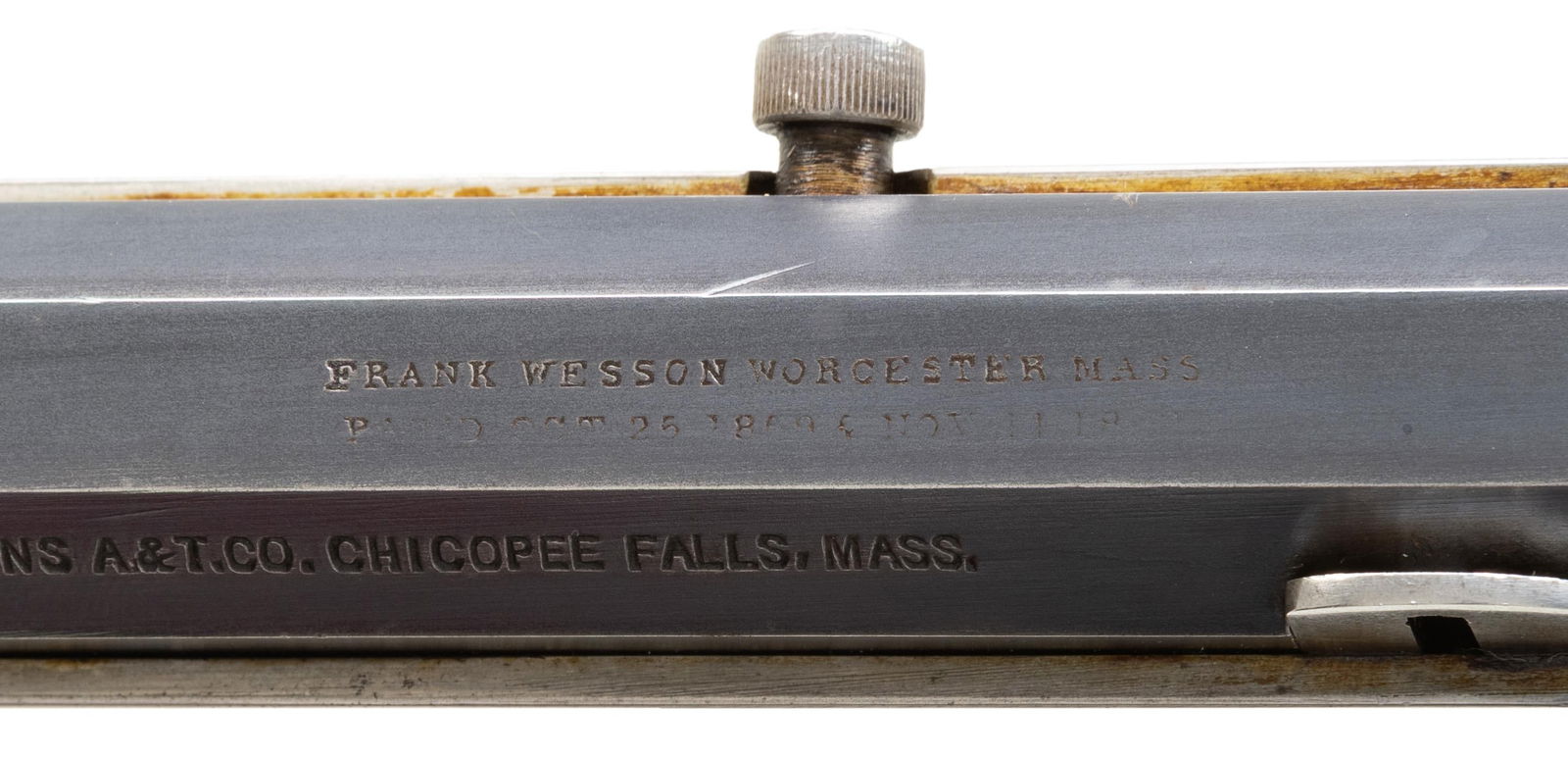 FRANK WESSON TWO TRIGGER SPORTING RIFLE. - 5