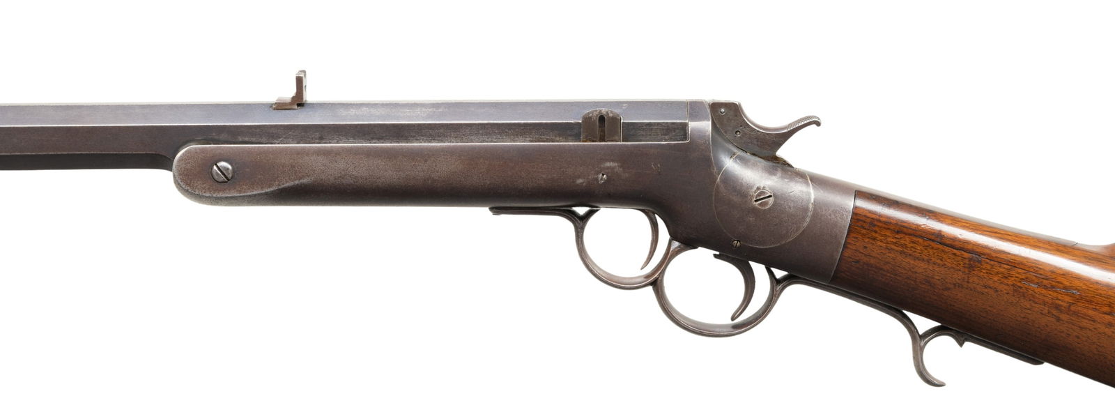 FRANK WESSON THIRD TYPE TWO TRIGGER RIFLE. - 4