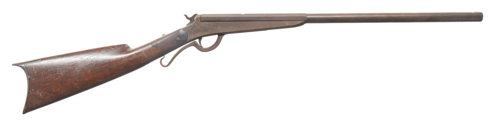 REMINGTON-BEALS SPORTING SINGLE SHOT RIFLE. (1 of 4)