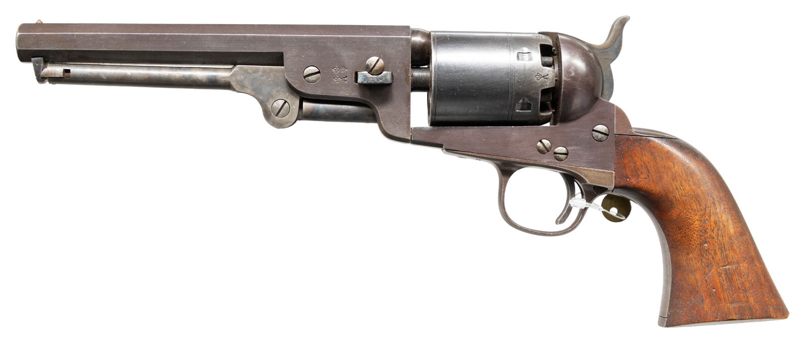 C. CLEMENT 1851 NAVY STYLE REVOLVER. (1 of 2)