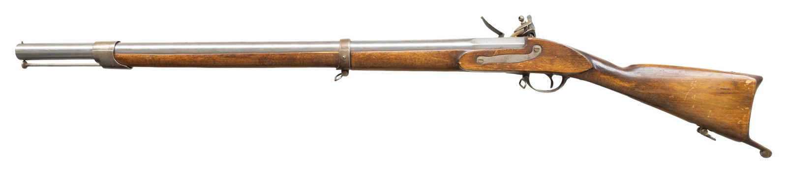 BELGIAN LARGE BORE FLINTLOCK. - 2