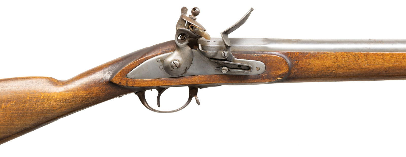 BELGIAN LARGE BORE FLINTLOCK. - 3