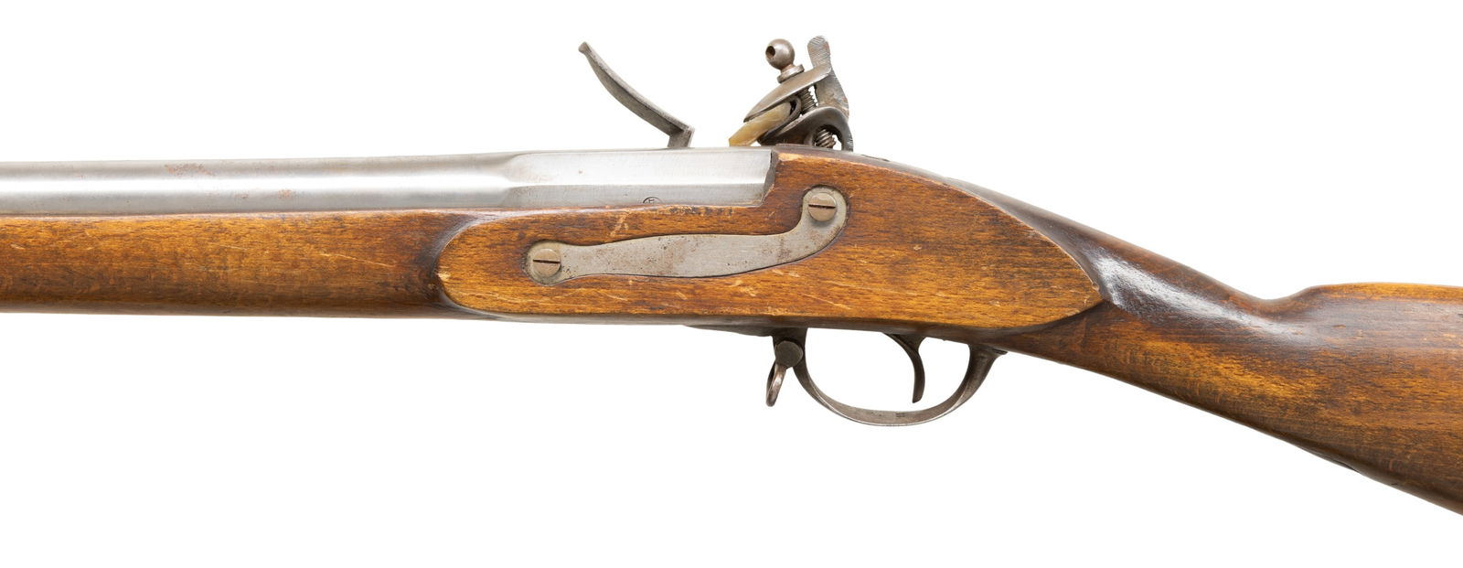 BELGIAN LARGE BORE FLINTLOCK. - 4