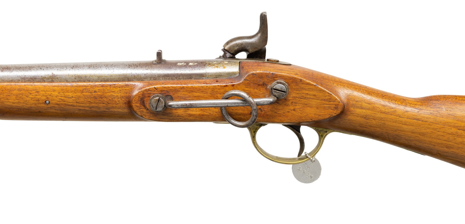 POTTS & HUNT SADDLE RING MUZZLE LOADING CARBINE. - 4