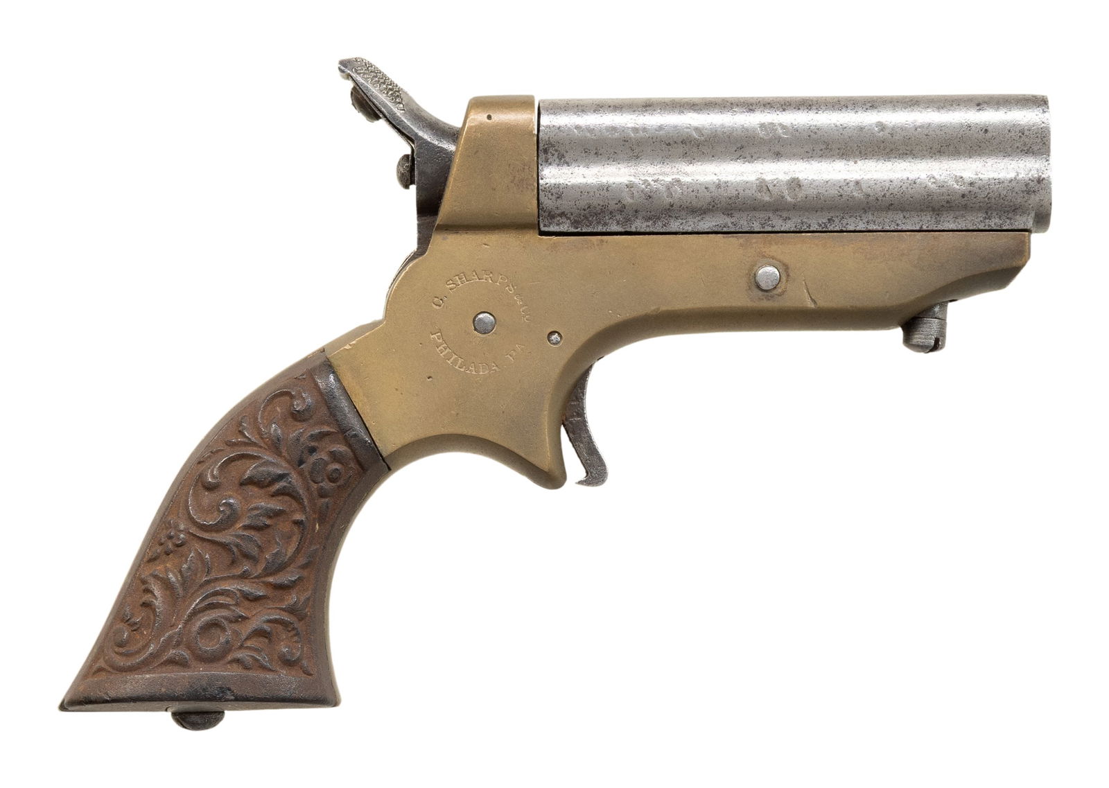 SHARPS 4-BARREL DERRINGER. - 2